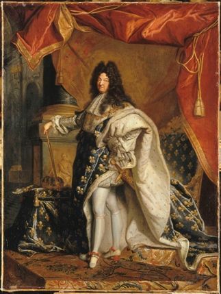 Baroque 1620-1800: Style in the Age of Magnificence - Portrait of Louis XIV, After Hyacinthe Rigaud, Paris, about 1701,,© RMN / Gerard Blot Baroque 1620-1800: Style in the Age of Magnificence - Portrait of Louis XIV, After Hyacinthe Rigaud, Paris, about 1701,,© RMN / Gerard Blot