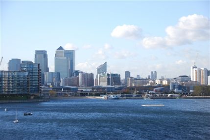 Royal Victoria Dock - View Of Royal Victoria Dock From Footbridge