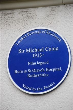 Southwark Park - Michale Cain Blue Plaque Off Southwark Park