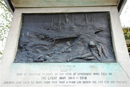St Anne's, Limehouse - St Anne's Limehouse War Mermorial