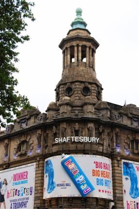 Shaftesbury Theatre - Exterior Of The Shafesbury Theatre
