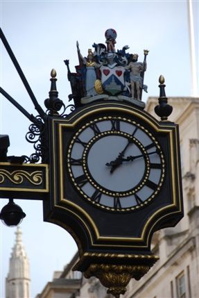 The Royal Exchange - Shop Clock Part Of The Royal Exchange