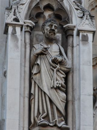 Westminster Abbey - Westminster Abbey St Peter Figure