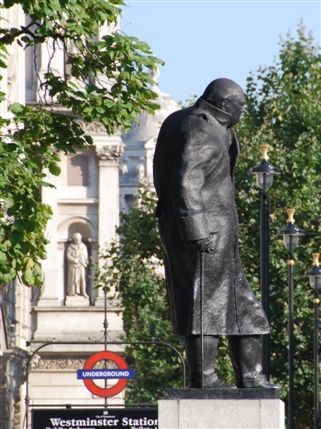 Stag Place - Winston Churchill Statue Stag Place - Winston Churchill Statue