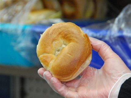 Brick Lane Beigel Bake - Brick Lane Beigel Bake Chopped Herring Beigel