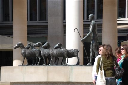 Oxo Tower Wharf - Elizabeth Frink Sculpture In Paternoster Square