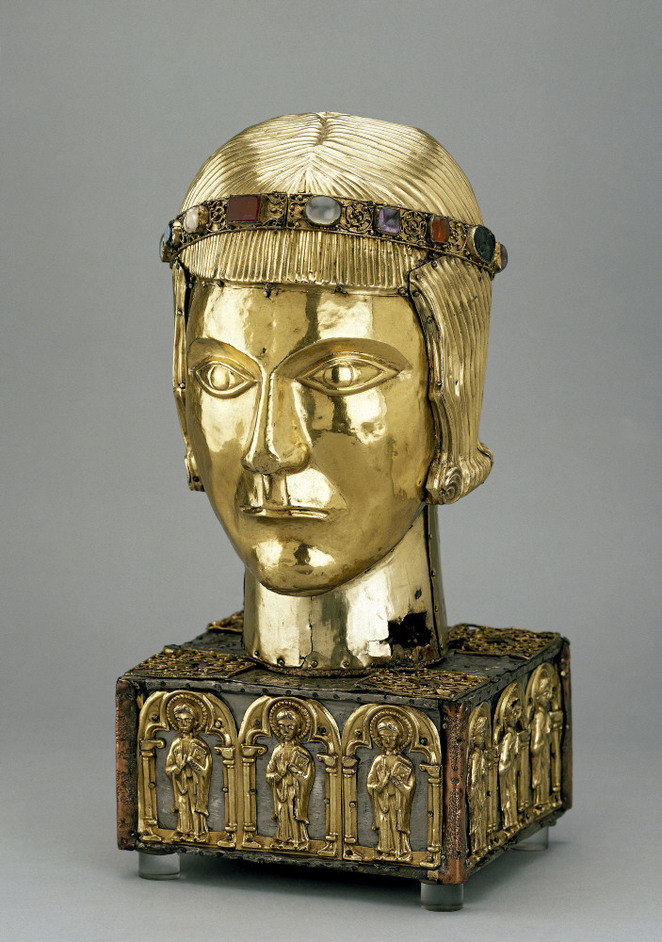 British Museum - The St Eustace Head Reliquary, c 1210 AD; made in Germany. Copyright The Trustees of the British Museum