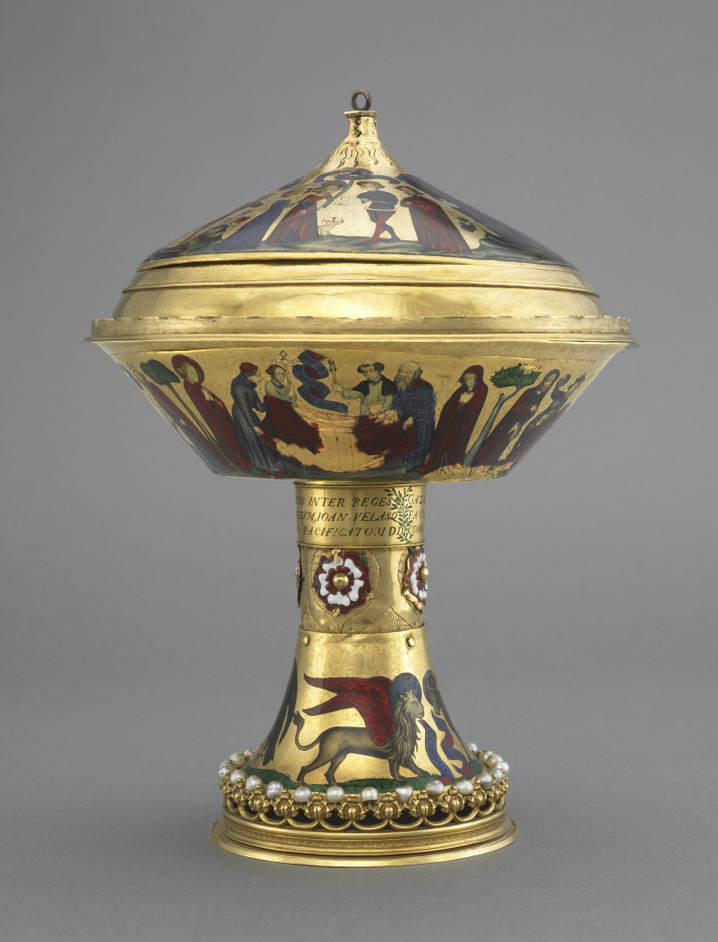 British Museum - The Royal Gold Cup, c 1370-80 AD; from Paris, France. Copyright The Trustees of the British Museum