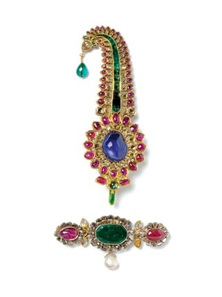Maharaja: The Splendour Of India's Royal Courts - Watson Turban Jewels, Mid 18th Century © V & A Images