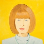 Alex Katz Paints Anna Wintour