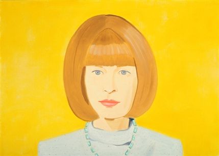 Alex Katz Paints Anna Wintour - Anna Wintour, 2009 by Alex Katz © Alex Katz courtesy Timothy Taylor Gallery