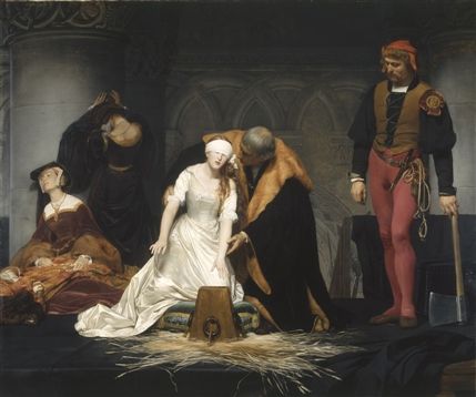 Painting History: Delaroche and Lady Jane Grey - Paul Delaroche (1797-1856), The Execution of Lady Jane Grey, 1833. Oil on canvas © The National Gallery, London