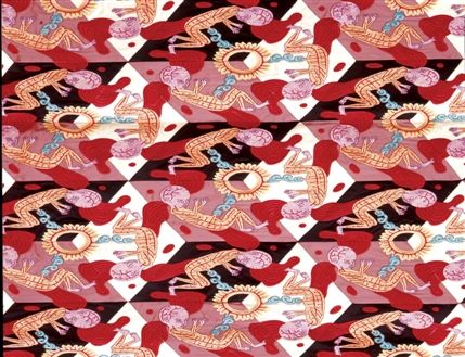 Quilts 1700-2010 - Grayson Perry, Right to Life (detail)