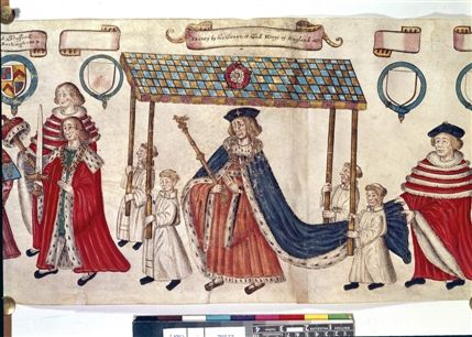 Henry VIII: Man and Monarch - Henry VIII Parlimentary Procession Roll, 1512