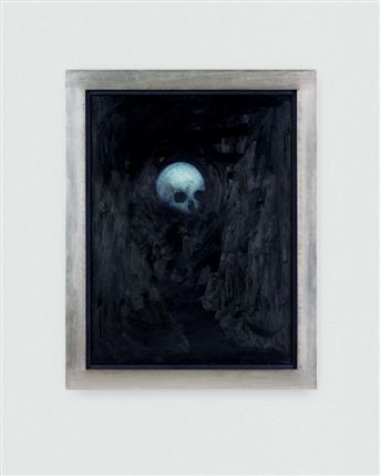 No Love Lost: Blue Paintings by Damien Hirst - Damien Hirst, Floating Skull, 2006