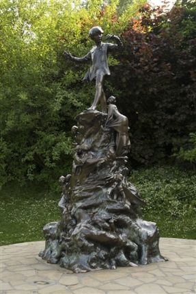 Palace Gardens Terrace - Peter Pan statue, Kensington Gardens - by Anne Marie Briscombe Palace Gardens Terrace - Peter Pan statue, Kensington Gardens - by Anne Marie Briscombe