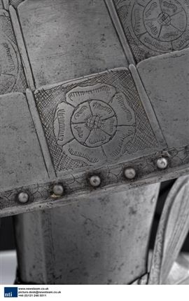 Henry VIII: Dressed To Kill - Decorative detail on Tonlet armour of Henry VIII c1520