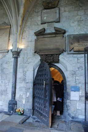 Chapter House - The Pyx Door Next To The Chapter House