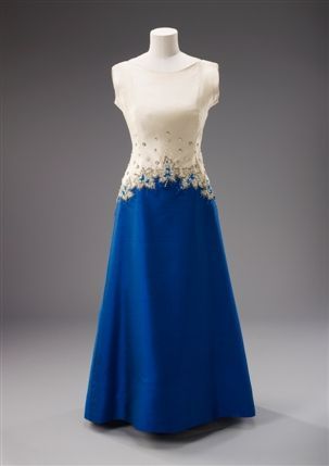 The State Rooms, Buckingham Palace - Evening dress worn for a state dinner, Rideau Hall, Ottawa, 30th June 1967