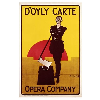Theatre & Performance Galleries - Poster of D'Oyly Carte's The Yeoman of the Guard, 1897 ©Theatre Museum