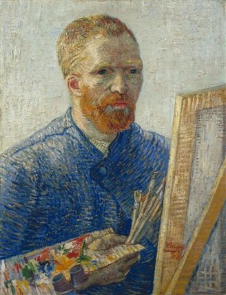 The Real Van Gogh: The Artist And His Letters - Vincent Van Gogh - Self Portrait as an Artist, 1888. Van Gogh Museum, Amsterdam The Real Van Gogh: The Artist And His Letters - Vincent Van Gogh - Self Portrait as an Artist, 1888. Van Gogh Museum, Amsterdam