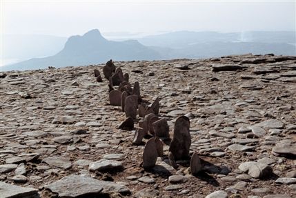 Richard Long: Heaven and Earth - Richard Long, A Line in Scotland 1981 © Copyright the artist