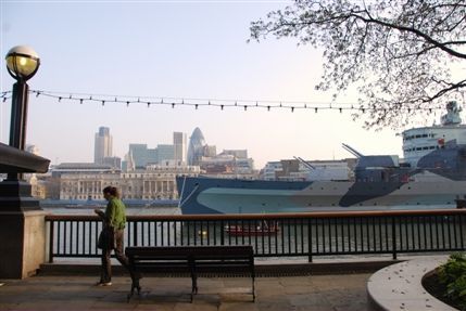 HMS Belfast - The Bow Of H.M.S Belfast