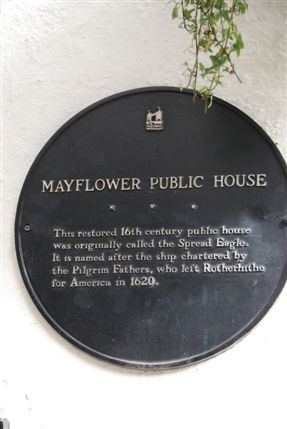 The Mayflower - The Mayflower Historic Plaque