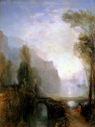 Turner Inspired: In The Light Of Claude - Joseph Mallord William Turner (1775-1851), Banks of the Loire, 1829 Turner Inspired: In The Light Of Claude - Joseph Mallord William Turner (1775-1851), Banks of the Loire, 1829