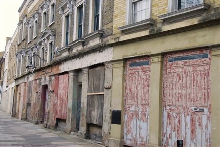 Flockton Street - Wilton's Music Hall Exterior. Flockton Street - Wilton's Music Hall Exterior.