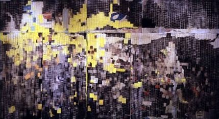 Abstract America: New Painting And Sculpture - Mark Bradford, The Devil Is Beating His Wife