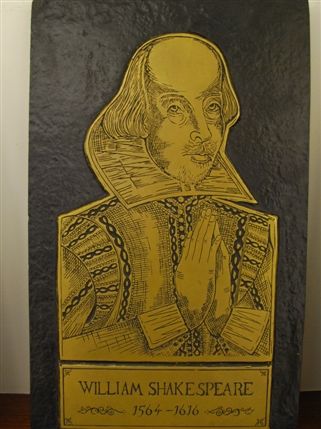 London Brass Rubbing Centre - Shakespeare Brass Rubbing