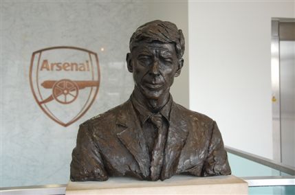 Emirates Stadium: Arsenal FC - Bust of Arsene Wenger Emirates Stadium: Arsenal FC - Bust of Arsene Wenger