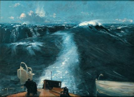 John Singer Sargent RA: Sargent And The Sea - John Singer Sargent, Atlantic Storm, 1876. Oil on canvas, 58.5 x 81.5 cm. Curtis Galleries, Minneapolis