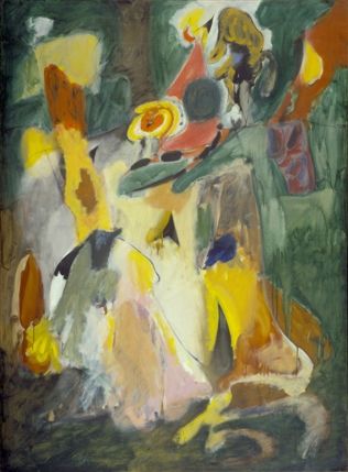 Arshile Gorky: A Retrospective - Arshile Gorky, Waterfall 1943 © Tate Arshile Gorky: A Retrospective - Arshile Gorky, Waterfall 1943 © Tate