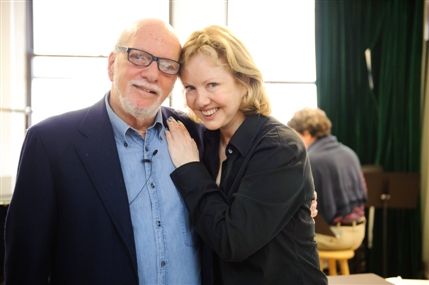 Paradise Found - Hal Prince and Susan Stronman in rehearsals for Paradise Found, photo by Chris Owyoung Paradise Found - Hal Prince and Susan Stronman in rehearsals for Paradise Found, photo by Chris Owyoung