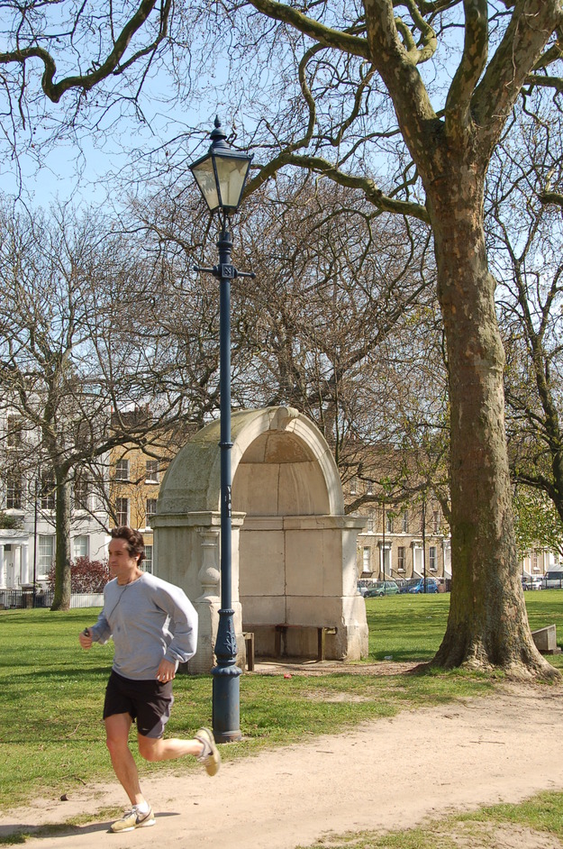 Victoria Park - One' Of The Two Old London Bridge Alcoves Placed In The Park 