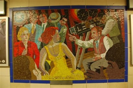 Stainforth Road - Alfred Hitchcock Mosaics At Leytonstone Tube Station Stainforth Road - Alfred Hitchcock Mosaics At Leytonstone Tube Station