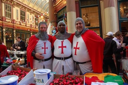 St George's Day - Leadenhall Market