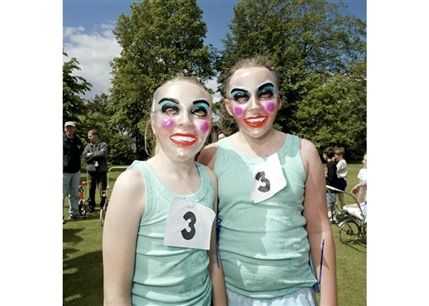 Deutsche Borse Photography Prize - Anna Fox, Hampshire Pram Race, 2006, from the series Back to the Village 1999- © Anna Fox, courtesy James Hyman Gallery