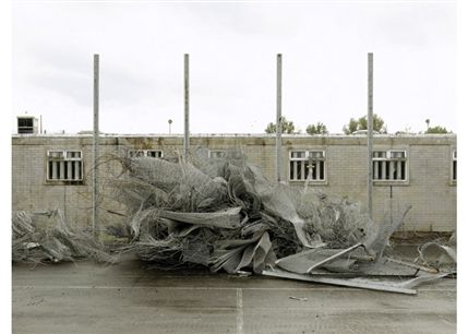 Deutsche Borse Photography Prize - Donovan Wylie, Deconstruction of the Maze prison. Northern Ireland. 2009. © Donovan Wylie/ Magnum Photos