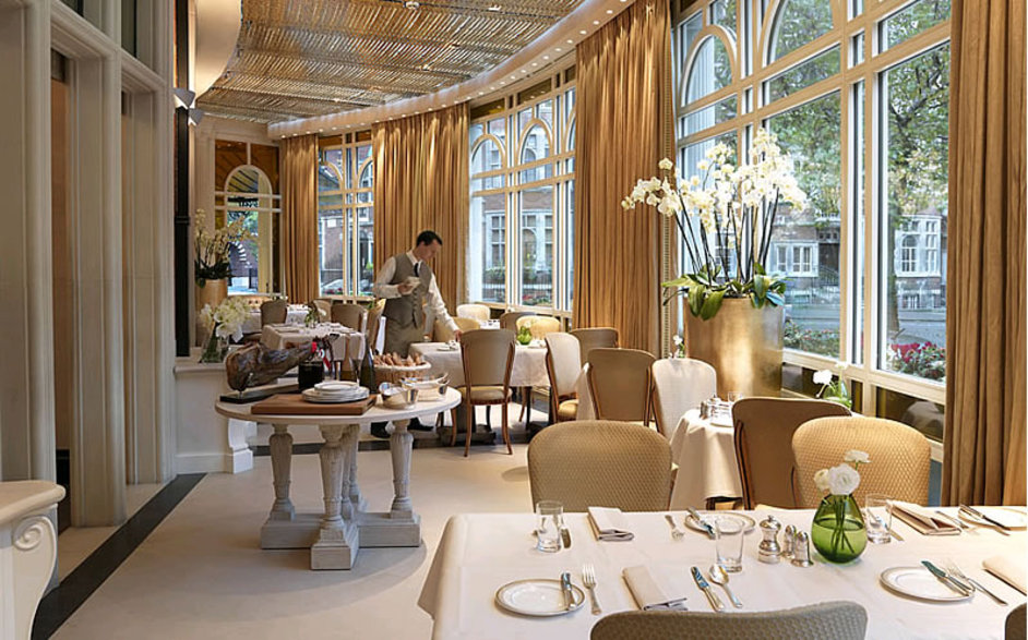 The Connaught Hotel - Espelette, The conservatory Image from LondonTown.com The Connaught Hotel - Espelette, The conservatory