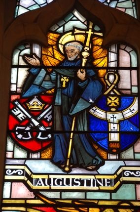 Garden Museum - Stained Glass Window Depicting St Augstine