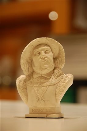 National Portrait Gallery - Minature bust of Henry VIII in the NPG shop