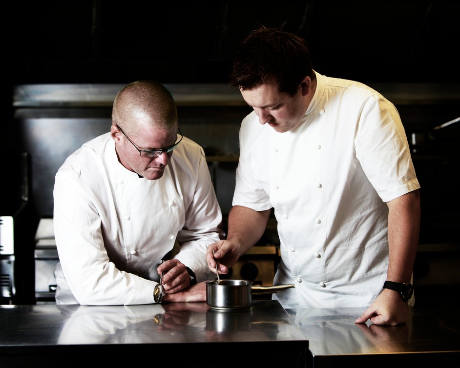 The Perfectionists' Cafe - Heston Blumenthal and Ashley Palmer-Watts, photo credit Eddie Judd