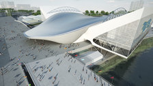 British Gas Swimming Championships 2012 - Zaha Hadid's Aquatics Centre