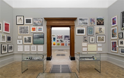 Royal Academy Summer Exhibition - View of Gallery II from Gallery I. Summer Exhibition 2011. Photo credit: John Bodkin, DawkinsColour