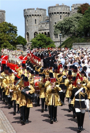 Windsor Castle - The annual Order of the Garter service at Windsor Castle. Copyright Buckingham Palace Press Office Windsor Castle - The annual Order of the Garter service at Windsor Castle. Copyright Buckingham Palace Press Office