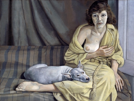 Lucian Freud Portraits - Girl with a White Dog, 1950-1. Copyright: Tate: Purchased 1952 © Tate, London 2012