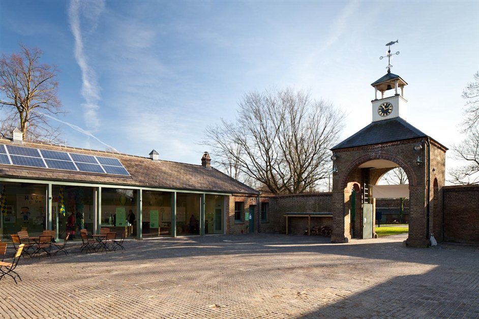 National Trust: Morden Hall Park - Stableyard clock tower, Livinggreen Exhibition